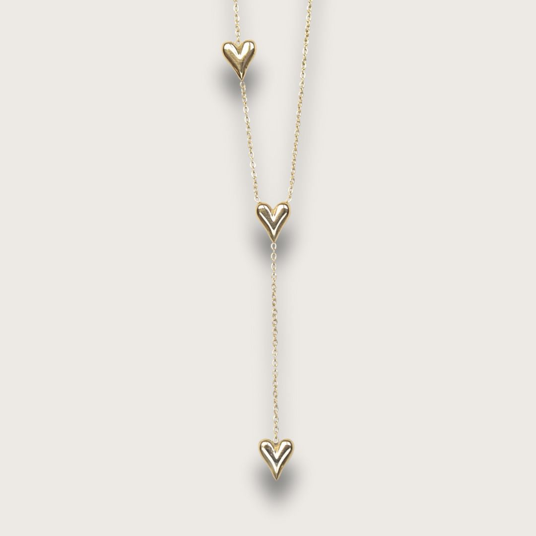 Inès Hjertehalskæde – Guld