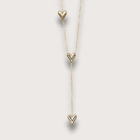 Inès Hjertehalskæde – Guld