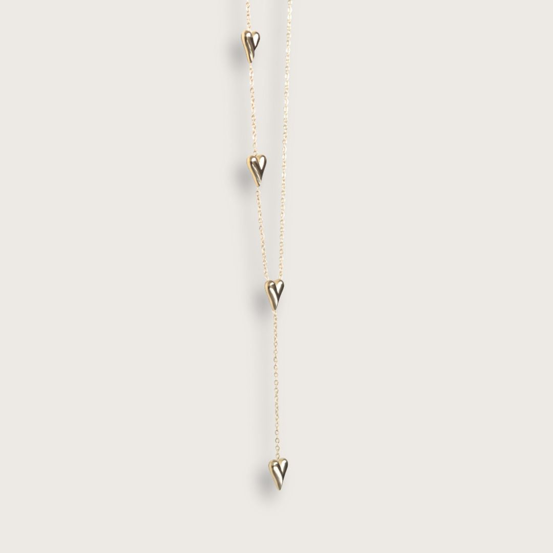Inès Hjertehalskæde – Guld