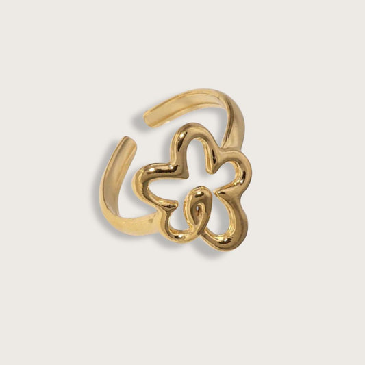 Juliette blomsterring – Guld