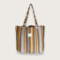 Lavigny - Stor tote bag med stribet mønster