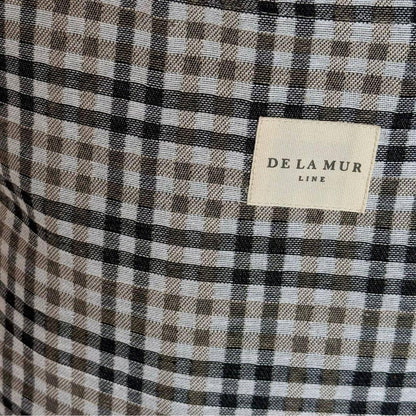 Lille tote bag med klassisk tern i neutrale farver fra det spanske mærke De la Mur - chant du matin