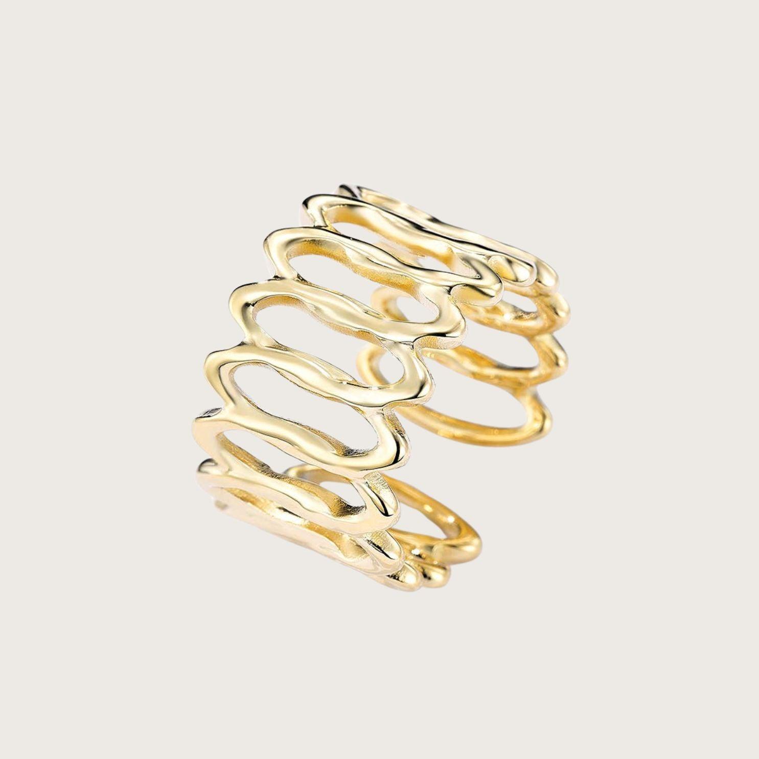 Noémie ring – Guld - Chant du Matin