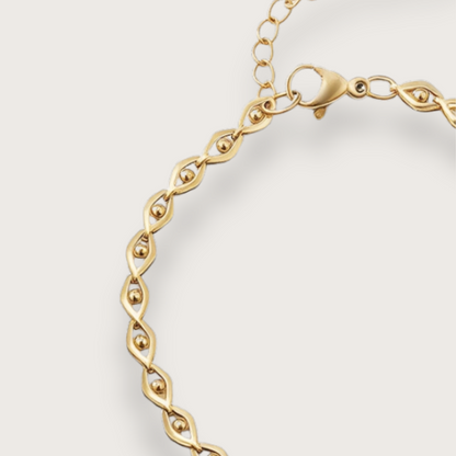 Rhea kædearmbånd – Guld - Chant du Matin