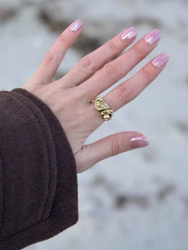 Lana ring – Guldbelagt