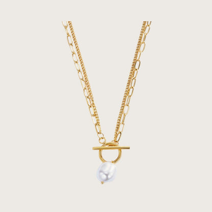 Victoire dobbelt halskæde – Guld - Chant du Matin