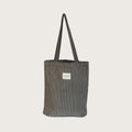 La Brigue – Lille tote bag i gråt fløjl