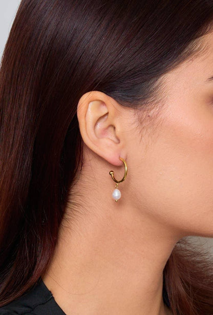 Coralie perleøreringe - Chant du Matin