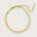 Zoé forgyldt snake-armbånd 3mm