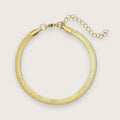 Zoé forgyldt snake-armbånd 4mm