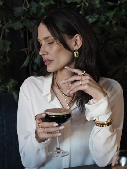 Eleanor halskæde til layering – Guldbelagt
