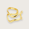 Mathilde ring – Guldbelagt