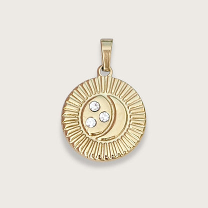 Belle Nuit vedhæng – Guld - Chant du Matin