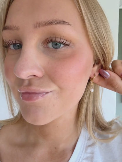 Sylvie forgyldte hoops