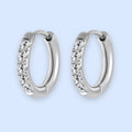 Hallie hoops med zirkoner 10mm